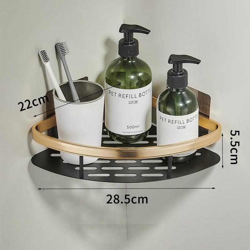 Prateleiras de Banheiro Porta Shampoo em Alumínio